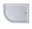 Cezares TRAY-A-RH-120/80-550-15-W-R Акриловый полукруглый душевой поддон 120x80