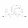 KAISER Logo 47222 Смеситель для раковины трехпозиционный KAISER Logo 47222 Смеситель для раковины трехпозиционный