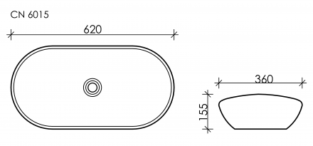 Ceramica Nova Element CN6015 раковина чаша