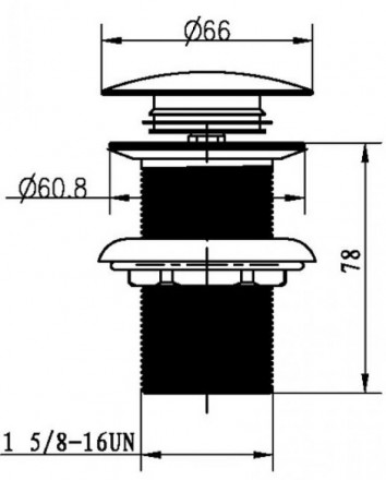 Boheme Imperiale 611 Слив для раковины