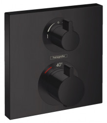 Hansgrohe Ecostat Square 15714670 смеситель термостат для душа на 2 потребителя (внешняя часть)