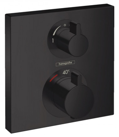 Hansgrohe Ecostat Square 15714670 смеситель термостат для душа на 2 потребителя (внешняя часть)