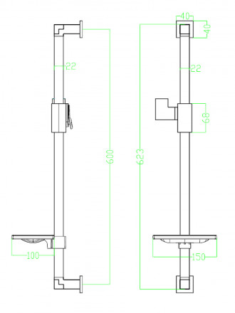 Lemark LM8069C Стойка для душа