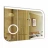 Azario Golden CS00084315 Зеркало влагостойкое с подсветкой и подогревом 1000х800