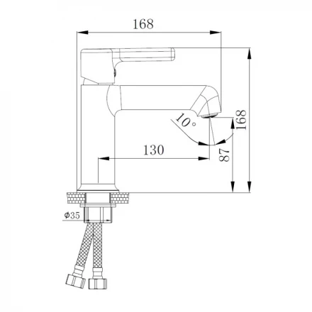 Haiba HB10814 Смеситель для раковины