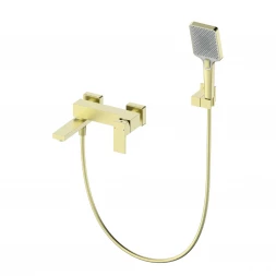 Wonzon &amp; Woghand Cube WW-88639016-BG Смеситель для ванны с душем темный графит