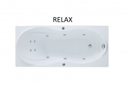 Aquanet Relax (240446) 6 ф. г/м, спинной массаж 4 ф., кран-баланс