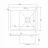 MIXLINE PRO 551876 Кухонная мойка 60x50 правая