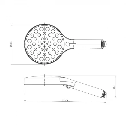 Vincea Inspire VSFW-3I22MT3GM Душевой комплект