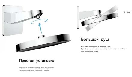 Vincea Inspire VSFW-3I22MT3GM Душевой комплект