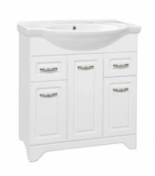 Style Line Олеандр-2 75 Люкс Тумба с раковиной белая