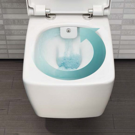 Vitra Metropole 7672B003-1687 унитаз подвесной с функцией биде и смесителем (чаша)