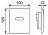 TECE Planus 9242353 клавиша смыва с инфракрасным датчиком 220/12V