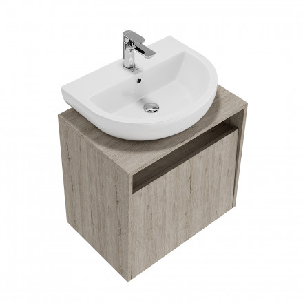 Kerama Marazzi PRO 60 тумба подвесная 1 ящик, дуб Орегон