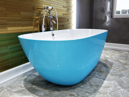 Aquastone Бали 180 Ванна из искусственного камня