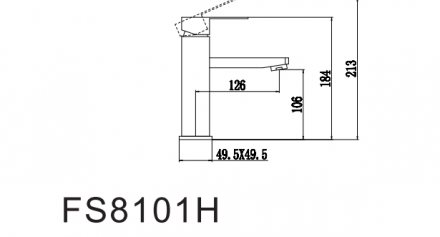Fmark FS8101H  смеситель для умывальника