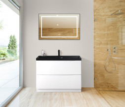 BelBagno SPC-KRAFT-985-685-TCH-WARM-NERO Зеркало