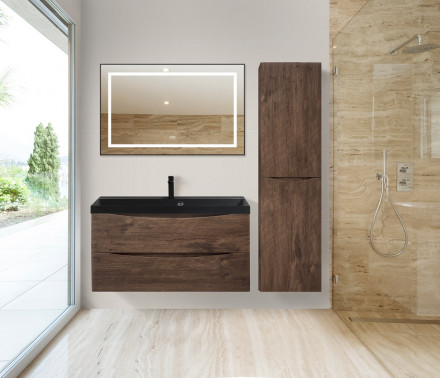 BelBagno SPC-KRAFT-985-685-TCH-WARM-NERO Зеркало