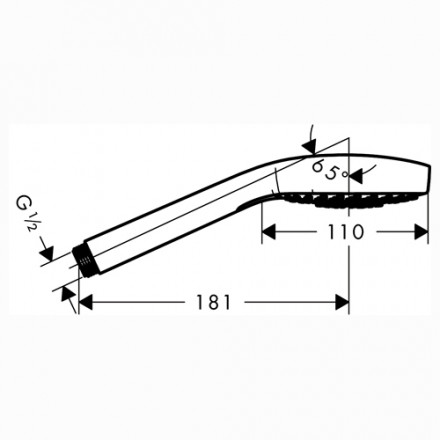 Ручной душ Hansgrohe Croma Select E Multi 26810400
