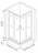 Good Door ANTARES CR-100-C-CH Душевой угол