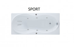 Aquanet Sport (240448) 6 ф. г/м, спинной массаж 12 ф. шиацу, кран-баланс