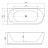 Aquanet Elegant A 3805N Matt Finish Акриловая ванна 180x80