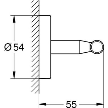 Grohe Baucosmopolitan 40461001 Крючок