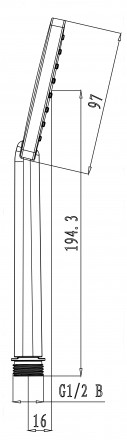 Lemark LM1411C Душевая лейка