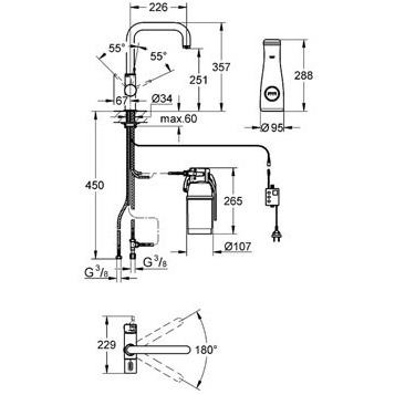 Grohe Blue 31299001 Смеситель для кухни