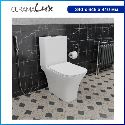 CeramaLux 1215-P Унитаз напольный