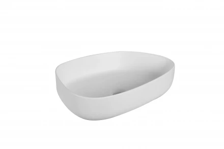 Milleau Glace MU0044-MW Раковина накладная 55x42x14 матовый белый