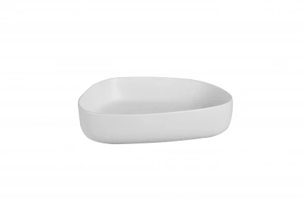 Milleau Glace MU0044-MW Раковина накладная 55x42x14 матовый белый