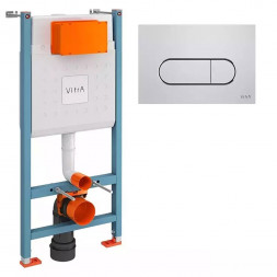 Vitra 800-1873 комплект инсталляция Core 732-5800-01 и панель смыва Root R 740-2280