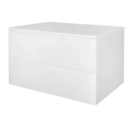 Azario LOTOS 80/2 CS00084144 Тумба подвесная белый глянец