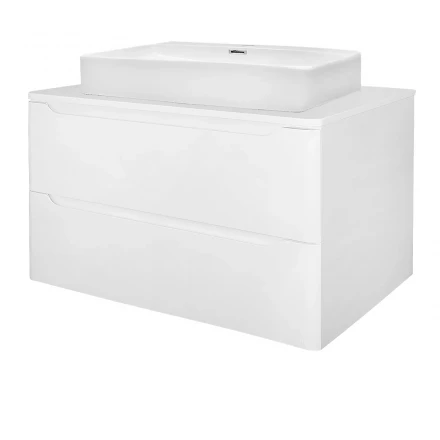 Azario LOTOS 80/2 CS00084144 Тумба подвесная белый глянец