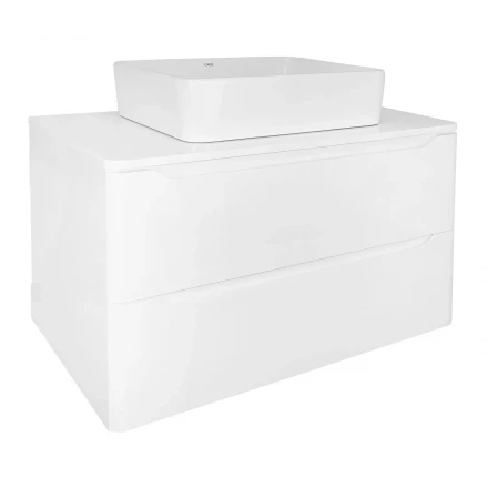 Azario LOTOS 80/2 CS00084144 Тумба подвесная белый глянец