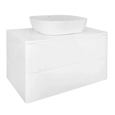Azario LOTOS 80/2 CS00084144 Тумба подвесная белый глянец