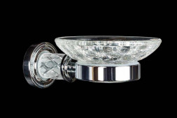 Boheme Murano Cristal 10903-CRST-CH Мыльница(стекло кракле)