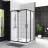 Belbagno UNO-195-AH-2-120/100-C-NERO душевой угол стекло прозрачное