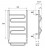 POINT PN01156E П2 500x600 полотенцесушитель электрический
