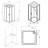 AM.PM W90C-403-090MT Gem Square кабина душевая