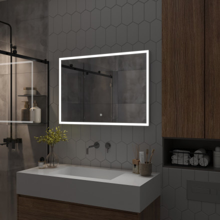 Континент Frame white standart 900x700 зеркало