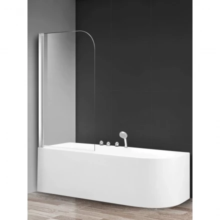 AQUAme AQM2851 шторка на ванну 80 см