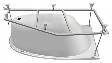 Azario PAOLINA Монтажный комплект к ванне 170х97, универсальный