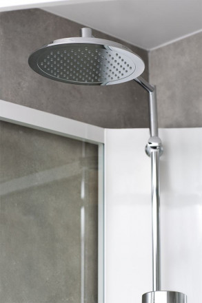 IDO Showerama 10-5 Pentagonal 90x90 душевая кабина профиль белый