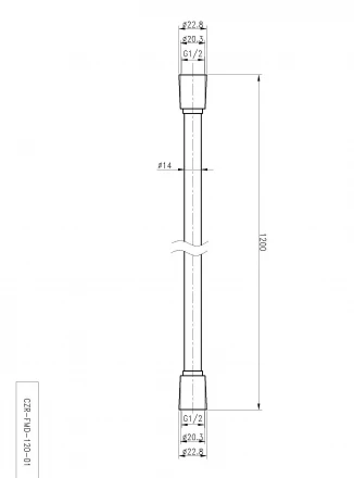 CEZARES CZR-FMD-120-NOP гибкий шланг