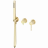 Wonzon &amp; Woghand Stick WW-838017-BG Смеситель для душевой системы встраиваемый брашированный никель