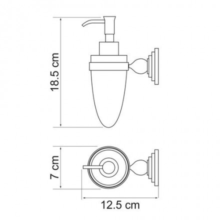 Wasserkraft Ammer К-7099 Дозатор для жидкого мыла