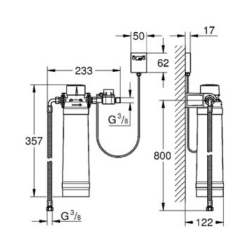 Grohe Red 40438001 Фильтр с головкой для фильтра