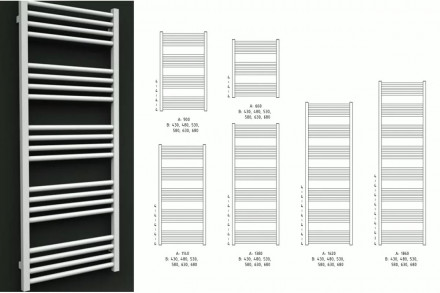 Terma Fiona 1140x500 белый Полотенцесушитель электрический